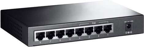 Hálózati switch, RJ45 TP-LINK TL-SF1008P V5 8 port 10 / 100 Mbit/s PoE funkció 4. kép