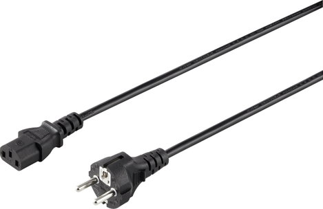 Sygonix SY-5042692 Hidegkészülékek Csatlakozókábel Fekete 2.00 m