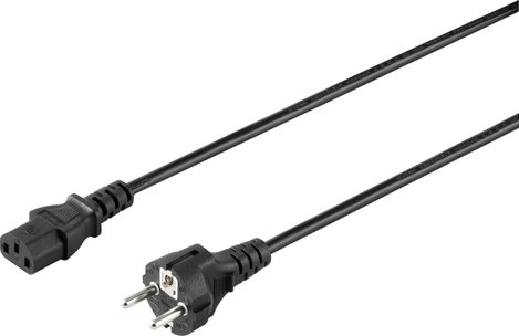 Sygonix SY-5042694 Hidegkészülékek Csatlakozókábel Fekete 1.50 m