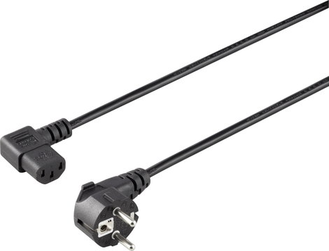 Sygonix SY-5042718 Hidegkészülékek Csatlakozókábel Fekete 1.50 m