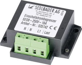 Bekapcsolási áramkorlátozó, Sedlbauer 535742 SESB-250V-16A