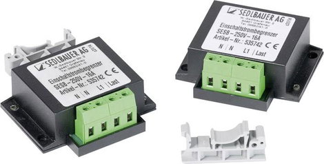 Bekapcsolási áramkorlátozó, Sedlbauer 535742 SESB-250V-16A 2. kép