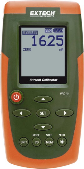 Extech PRC10 Kalibrátor Áram 6 db ceruzaelem (vele szállítjuk), Tápegység (vele szállítjuk)