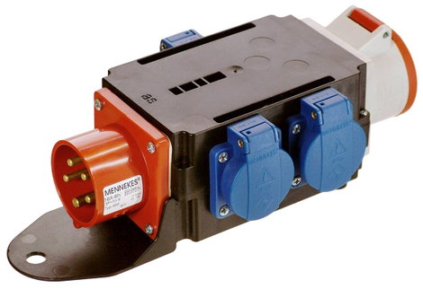 AS Schwabe CEE áramelosztó MIXO Adapter BRIGACH 60520 400 V 16 A 2. kép