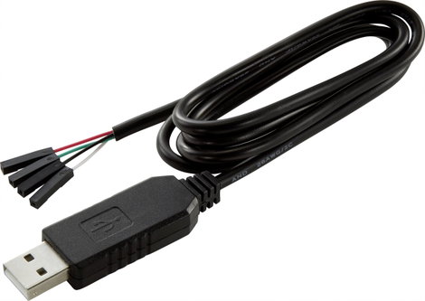 Renkforce USB/TTL Jumpe kábel Raspberry Pi [1x USB 2.0 dugó, A típus - 4x Áthidaló huzal alj] 1.00 m 2. kép