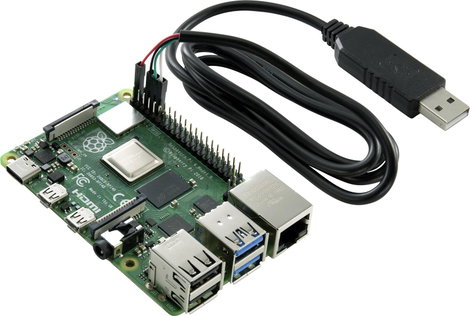 Renkforce USB/TTL Jumpe kábel Raspberry Pi [1x USB 2.0 dugó, A típus - 4x Áthidaló huzal alj] 1.00 m 3. kép