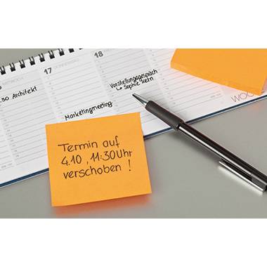Post-it Öntapadó jegyzettartó kocka 2028B 76 mm x 45 mm Pasztellkék 450 lap 2. kép