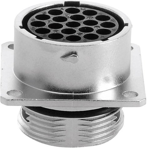 Amphenol RT0016-19SNH Kerek dugó Csatlakozóaljzat, egyenes Össz pólusszám: 19 Sorozat (kerek csatlak