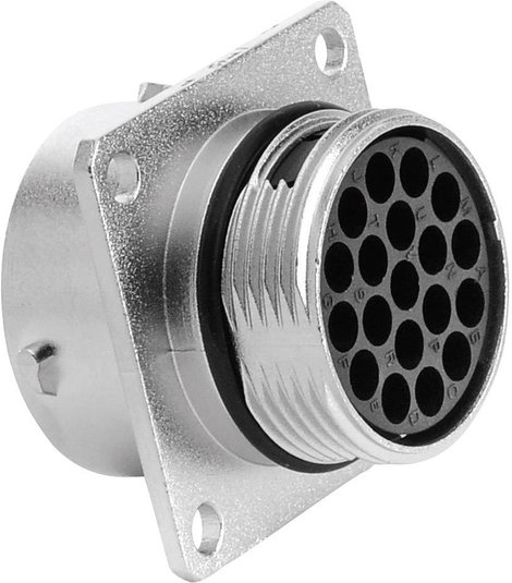 Amphenol RT0016-19SNH Kerek dugó Csatlakozóaljzat, egyenes Össz pólusszám: 19 Sorozat (kerek csatlak 3. kép