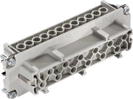 LAPP 10195000 Aljzatkapocs EPIC® H-BE 16 Össz pólusszám 16 + PE 1 db