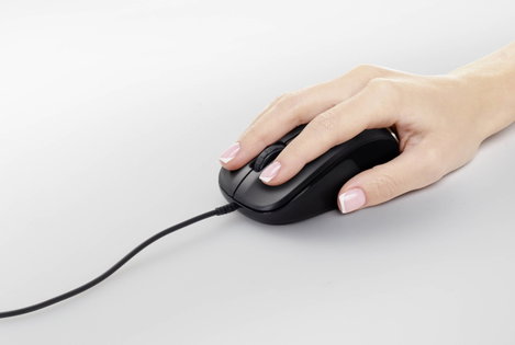 Renkforce RF-WEM-110 WLAN egér USB Optikai Fekete 3 Gombok 1000 dpi 6. kép