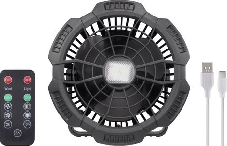 Rechargeable Akkus ventilátor Fekete 2. kép