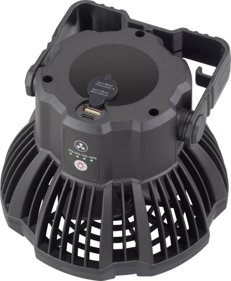 Rechargeable Akkus ventilátor Fekete 4. kép