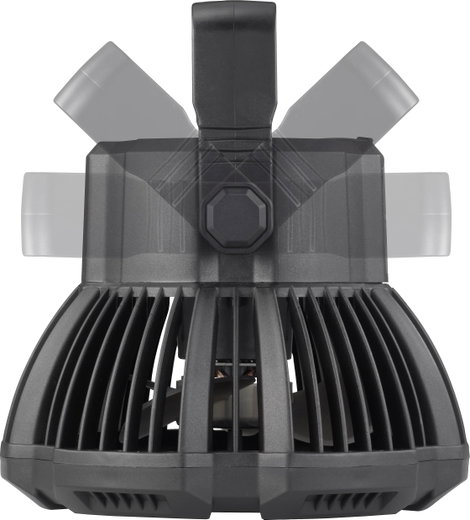 Rechargeable Akkus ventilátor Fekete 6. kép