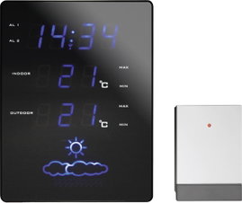 Vezeték nélküli digitális időjárásjelző, Techno Line WS 6820