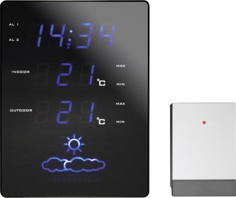 Vezeték nélküli digitális időjárásjelző, Techno Line WS 6820