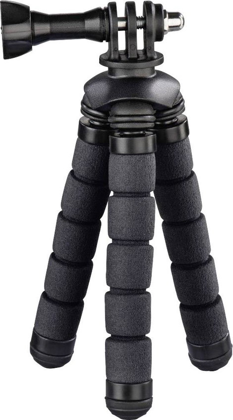 Hama Mini állvány 1/4 col Munkamagasság=7 - 14 cm Fekete Okostelefonokhoz és GoPro-hoz 6. kép