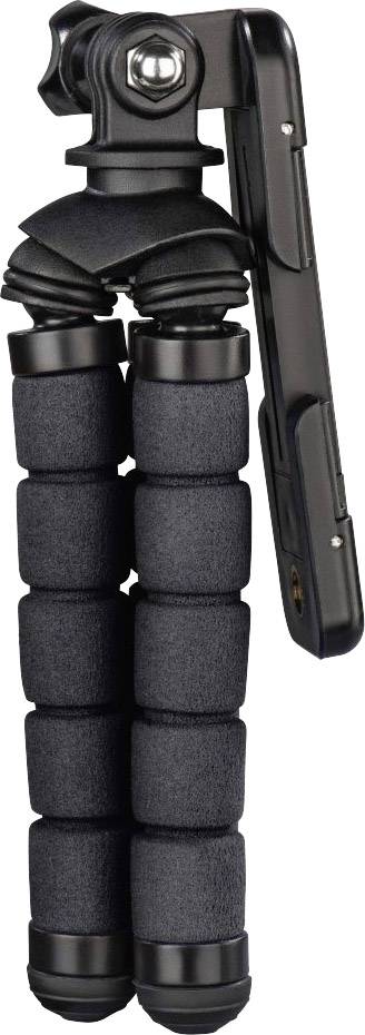 Hama Mini állvány 1/4 col Munkamagasság=7 - 14 cm Fekete Okostelefonokhoz és GoPro-hoz 8. kép