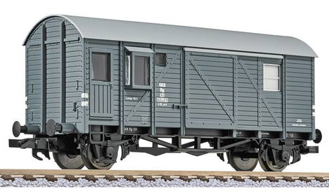 Liliput L334612 H0 áruvonat kísérőkocsi a GKB Dg 121. sz