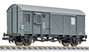 Liliput L334612 H0 áruvonat kísérőkocsi a GKB Dg 121. sz bélyegkép