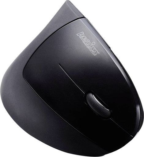 Perixx Perimice -713 Ergonomikus egér Rádiójel vezérlésű Optikai Fekete 6 Gombok 2000 dpi Ergonómiku 3. kép