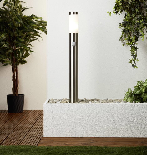 Kültéri lámpatest mozgásérzékelővel Energiatakarékos lámpa, LED E27, Fixen beépített LED-es 60.84 W 3. kép