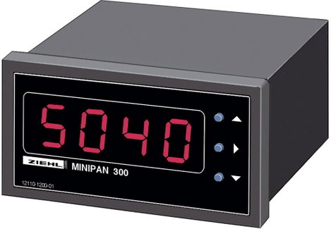 Ziehl MINIPAN 300 DC Beépítési méret 33 x 68 mm