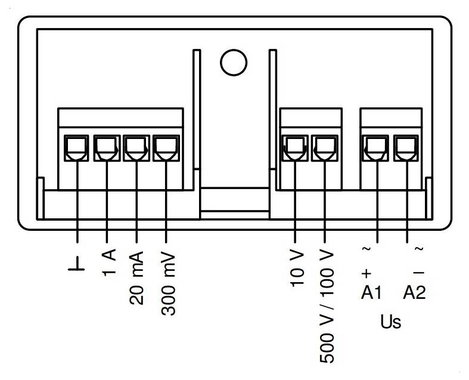 Ziehl MINIPAN 300 DC Beépítési méret 33 x 68 mm 2. kép