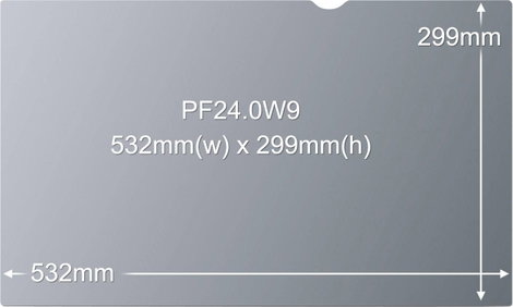 3M 7100011180 Védőfólia 61,0 cm (24) Képformátum: 16:9 Alkalmas: Univerzális 2. kép