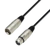 Adam Hall K3MMF0300 XLR Összekötőkábel [1x XLR alj - 1x XLR dugó] 3.00 m Fekete 2. kép