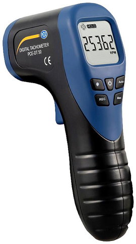 PCE Instruments PCE-DT 50 Fordulatszámmérő 2.5 - 99999 fordulat/perc