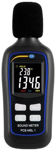 Zajszintmérő 35 - 135 dB 31,5 Hz - 8 kHz, PCE Instruments PCE-MSL 1 4. kép