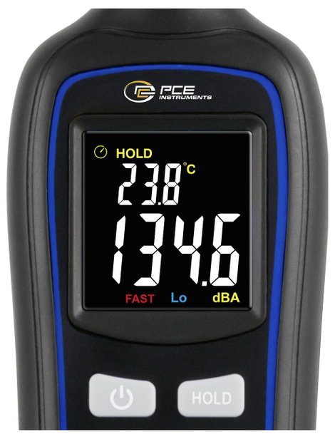 Zajszintmérő 35 - 135 dB 31,5 Hz - 8 kHz, PCE Instruments PCE-MSL 1 4. kép
