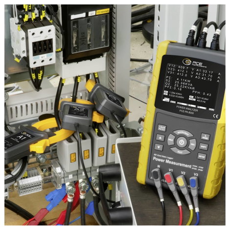 Háromfázisú hálózatanalizátor, PCE Instruments PCE-PA 8000 5. kép