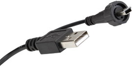 KABEL IP67 MINI-USB B ST/USB A ST 2 M