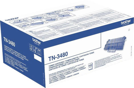 Toner Eredeti Brother TN-3480 Fekete Oldalkapacitás (max.) 8000 oldalak 2. kép