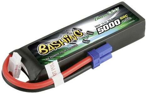 Gens ace Akkucsomag, LiPo 11.1 V 5000 mAh Soft doboz EC5 2. kép