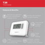 Vezeték nélküli programozható helyiség termosztát 5 - 35 °C, Honeywell Home Y3C710RFEU 8. bélyegkép