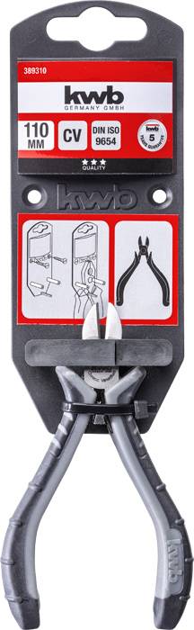 kwb 389310 Elektronika- és finommechanika Oldalcsípőfogó 110 mm 2. kép