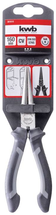 kwb 381610 Kerekcsőrű fogó 160 mm 2. kép