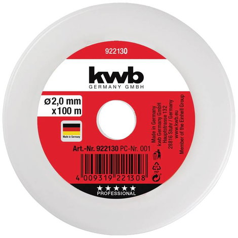 kwb 922130 Kőműves zsinór 2 mm Fehér 100 m 2. kép