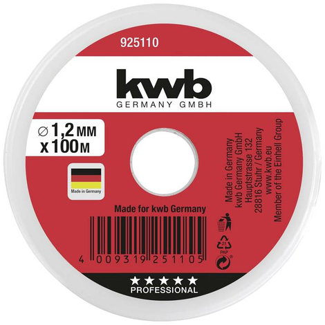 kwb 925110 Kőműves zsinór 1,2 mm Zöld 100 m 2. kép
