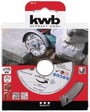 kwb 796170 Gyémánt bevonatú vágótárcsa Ø 115 mm Furat átmérő 22.23 mm Tégla, Beton 1 db 2. bélyegkép