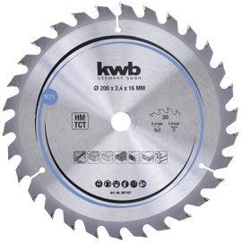 kwb 587157 Keményfém körfűrészlap 200 x 16 mm 1 db