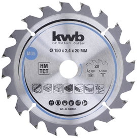 kwb 583557 Keményfém körfűrészlap 150 x 20 mm 1 db
