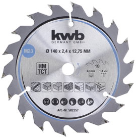 kwb 582357 Keményfém körfűrészlap 140 x 12.75 mm 1 db