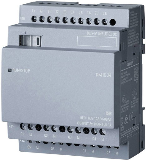 Siemens LOGO! DM16 24 0BA2 SPS bővítő egység 24 V/DC