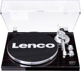 Lenco LBT-188 USB-s lemezjátszó Ékszíjhajtás Dió