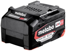 Metabo Li-Power Akkupack 18 V - 5,2 Ah AIR COOLED 625028000 Szerszám akku 18 V 5.2 Ah Lítiumion