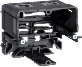Hager GLS5510 Parapet csatorna Készülékbeépítő doboz (H x Sz) 71 mm x 64 mm Fekete 1 db